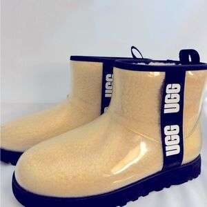 Womens UGG cream boots 9